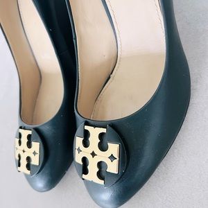 Tory Burch Black Wedge- 7